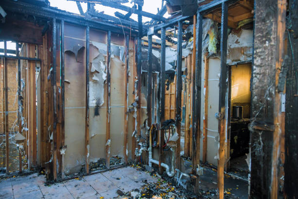 Professional Fire Damage Removal technician working in West Haven, CT